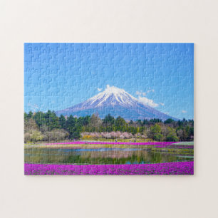 Beautiful Mount Fuji Shizuoka Prefecture Japan Jigsaw Puzzle