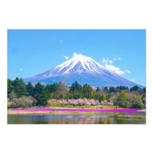 Beautiful Mount Fuji   Shizuoka Prefecture Japan Photo Print