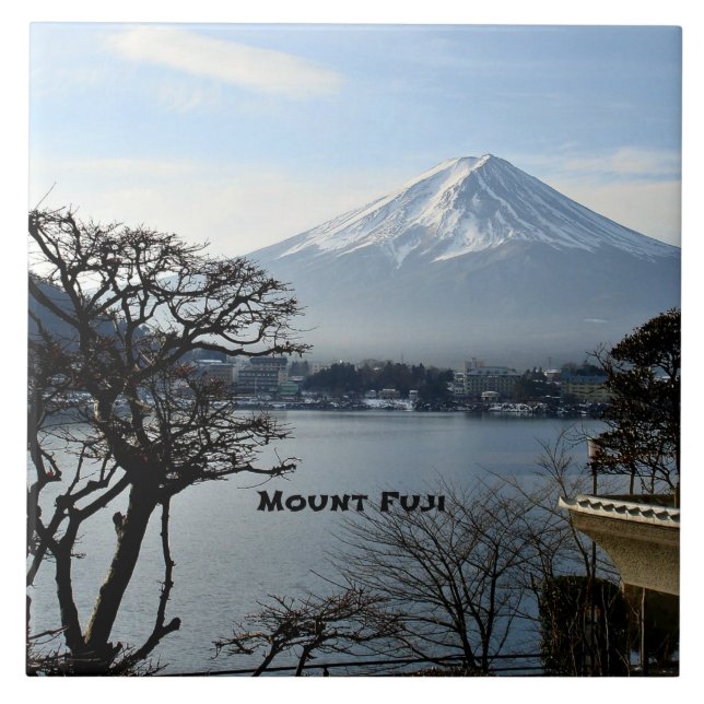 Beautiful Mount Fuji Tile (Front)
