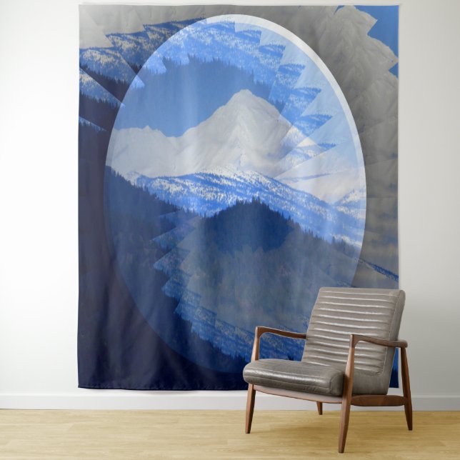 Beautiful Mount Shasta..... Tapestry (In Situ)