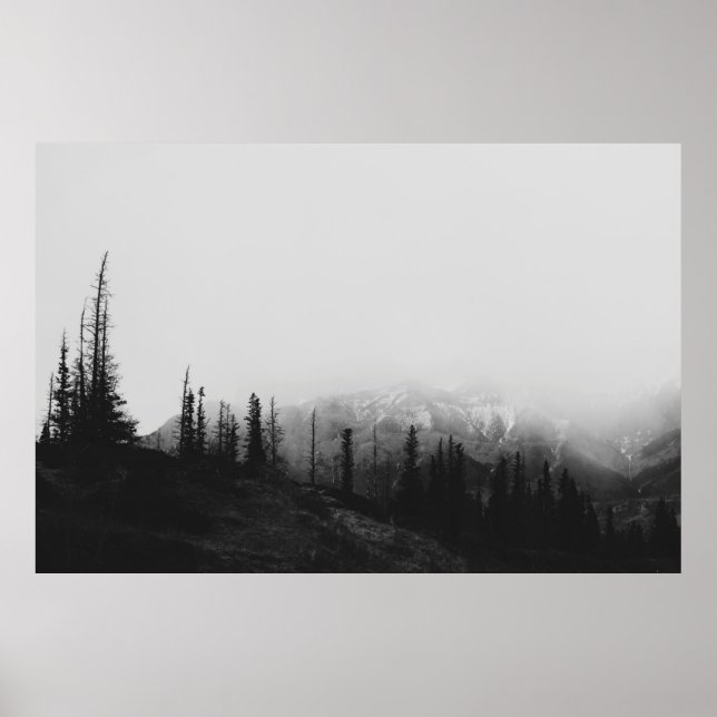 BEAUTIFUL MOUNTAIN FOG POSTER (Front)
