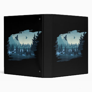 Beautiful Mountain, Nature Trees and Forest Binder