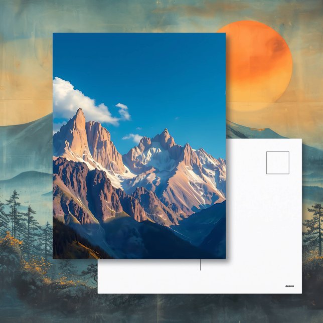 Beautiful Mountain Peak  Postcard (Creator Uploaded)