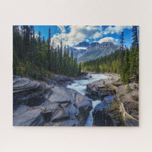 Beautiful Mountain River Nature Landscape  Jigsaw Puzzle