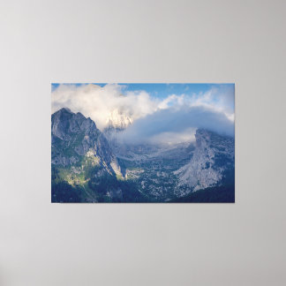 Beautiful Mountain Scenery Canvas Print