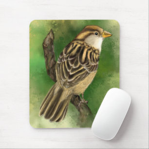 Beautiful Mouse Pad Little Sparrow