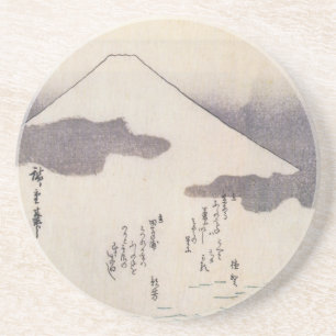 Beautiful Mt. Fuji in Japan, circa 1800s Coaster