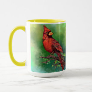 Beautiful Mug Northern Red Cardinal Bird