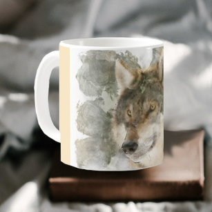 Beautiful Mug - Watercolor Wolf