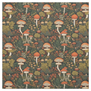 Beautiful Mushrooms Fabric