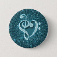 Beautiful music notes put together as a heart