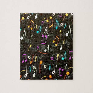 Beautiful Musical Notes Jigsaw Puzzle
