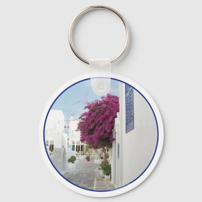 Beautiful Mykonos Keychain (Front)