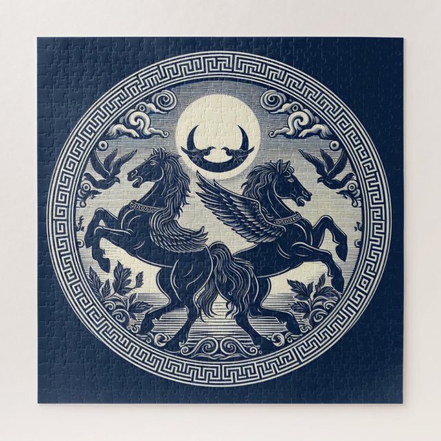 Beautiful Mystical Horses 50 Jigsaw Puzzle (Vertical)