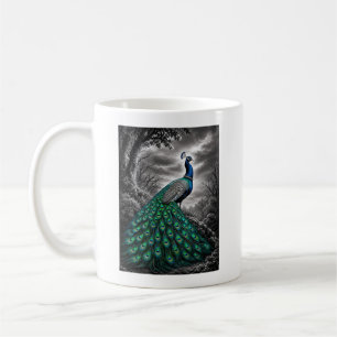 Beautiful Mystical Peacock Coffee Mug