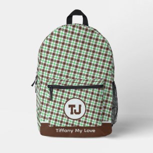 Beautiful Name Monogrammed Personalized Sports Bac Printed Backpack