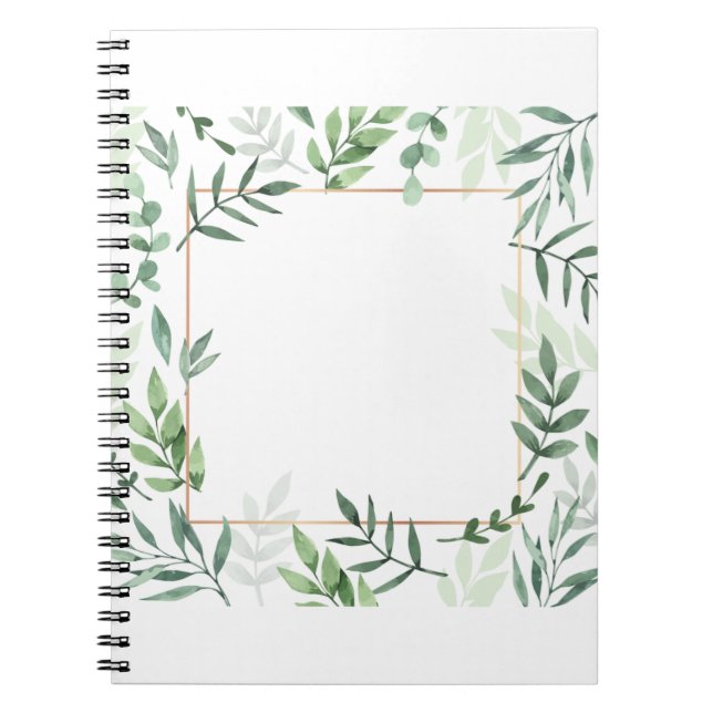 Beautiful Nature Frame Notebook (Front)