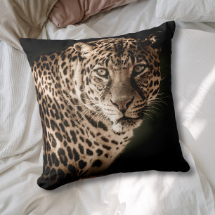 Beautiful Nature Leopard Throw Pillow