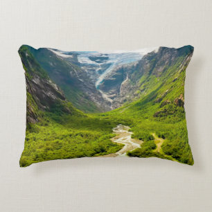 Beautiful Nature Scene from Norwaytravel,adventure Accent Pillow