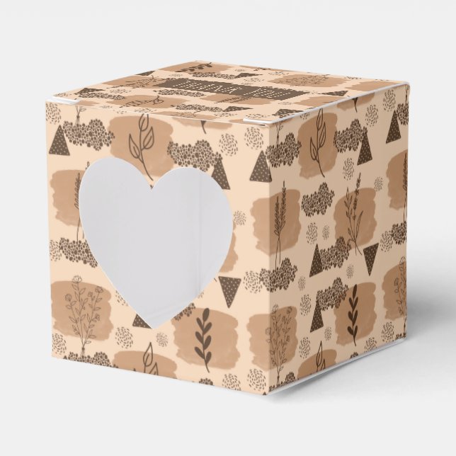 Beautiful Nature Thank You Favour Box (Front Side)