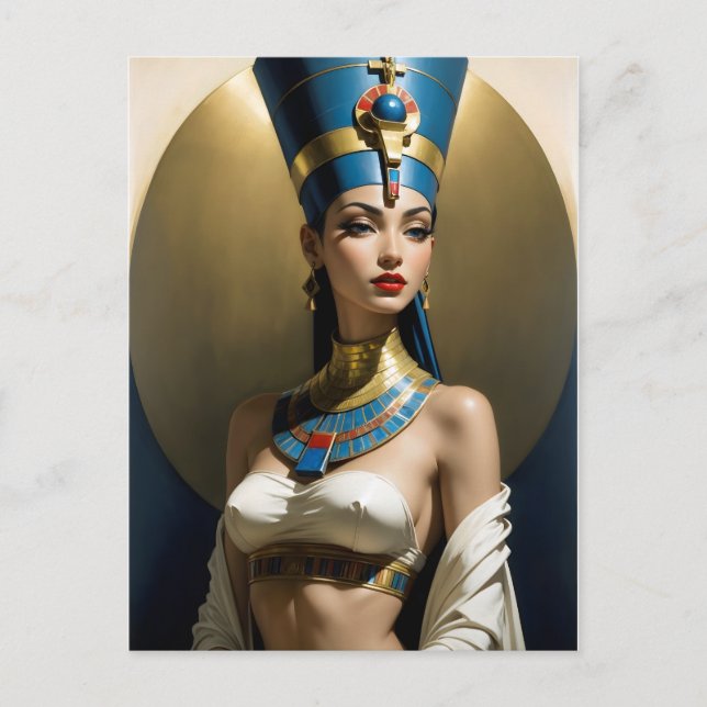 beautiful Nefertiti Postcard (Front)