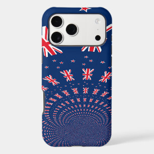 Beautiful New Zealand Flag Art Print Design