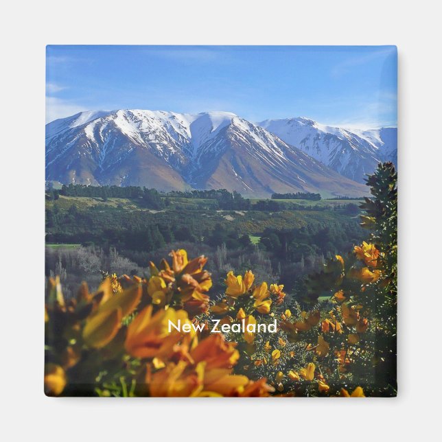 Beautiful New Zealand Magnet (Front)