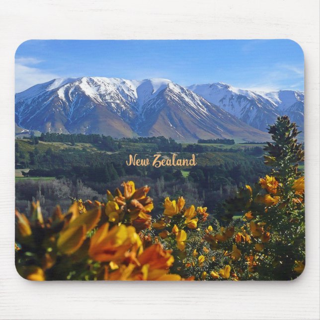 Beautiful New Zealand Mouse Pad (Front)