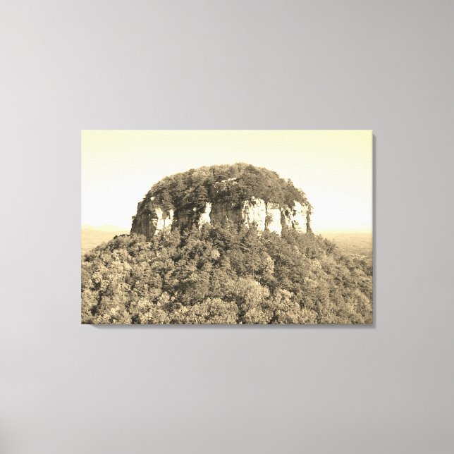 Beautiful North Carolina Mountain Canvas Print (Front)