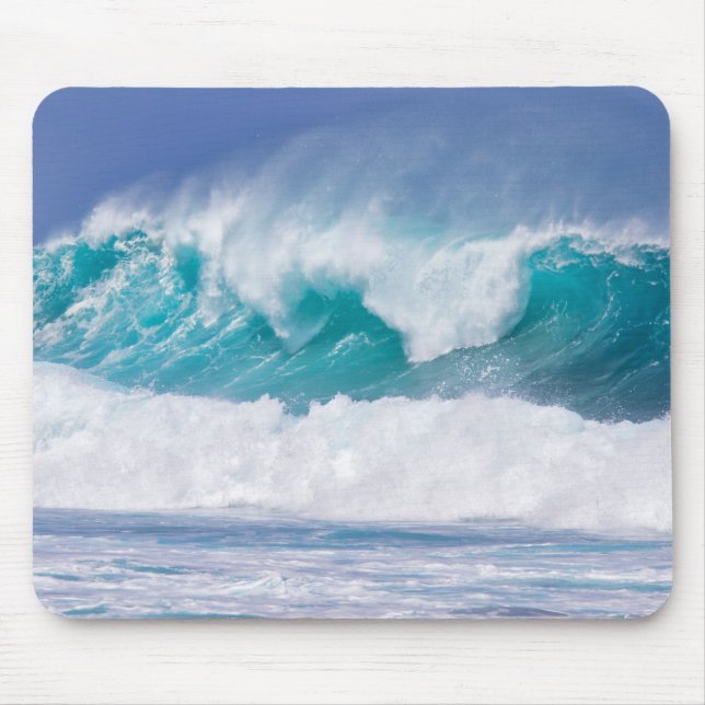 Beautiful North Shore Beach Honolulu Hawaii Mouse Pad (Front)