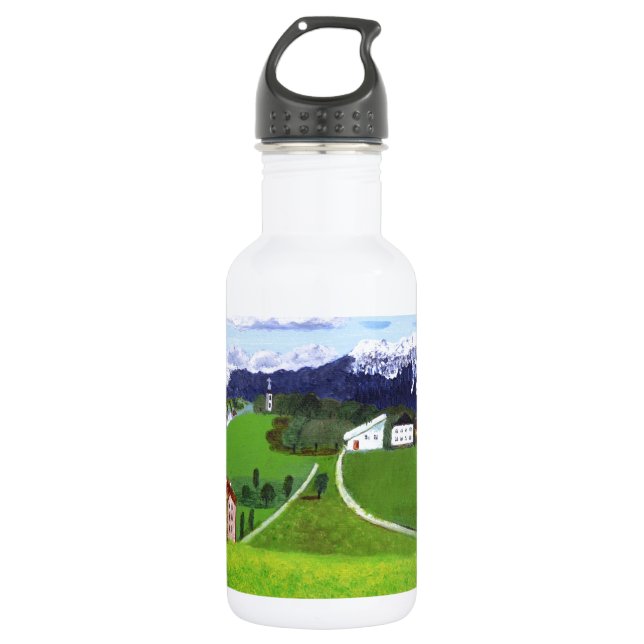 Beautiful Norway 532 Ml Water Bottle (Front)