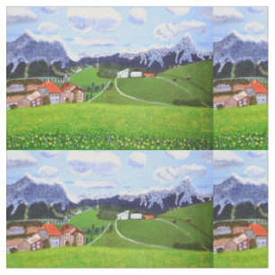 Beautiful Norway cotton fabric