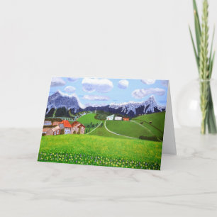 Beautiful Norway invitation folded card