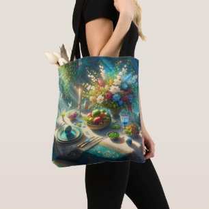 Beautiful Nowruz Table Tote Bag