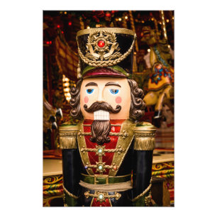 Beautiful Nutcracker Figure Christmas Frame It Photo Print