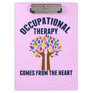 Beautiful Occupational Therapy Tree Quote Clipboard