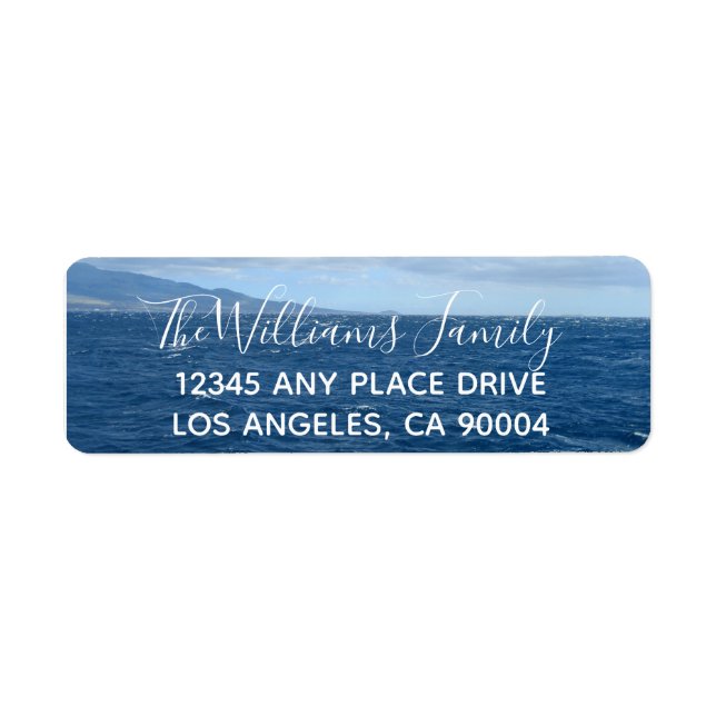 Beautiful Ocean Blue Waves (Front)