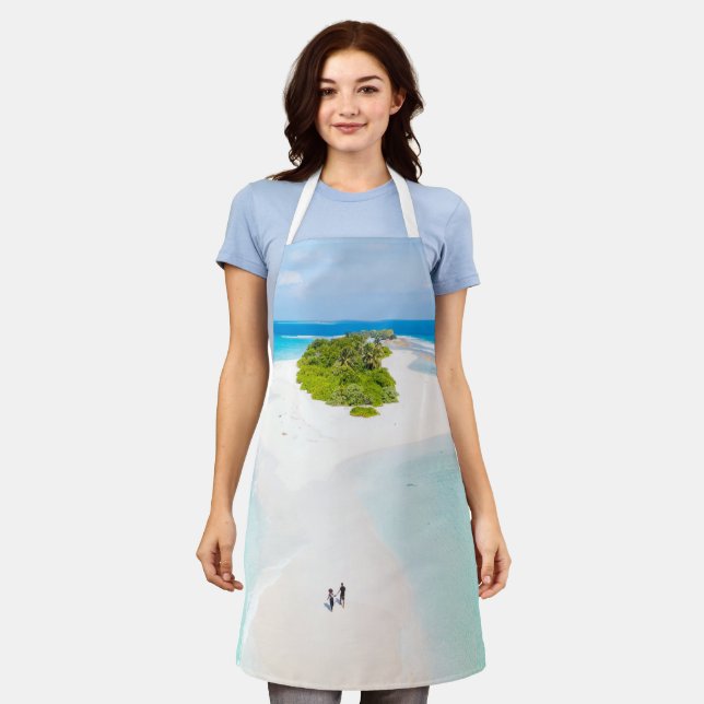 Beautiful Ocean Creatures Apron (Worn)