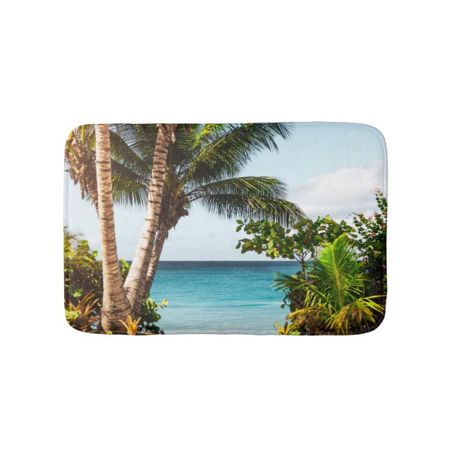 Beautiful Ocean Creatures Bath Mat (Front)