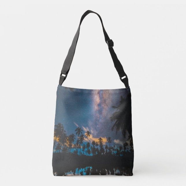 Beautiful Ocean Creatures Crossbody Bag (Back)