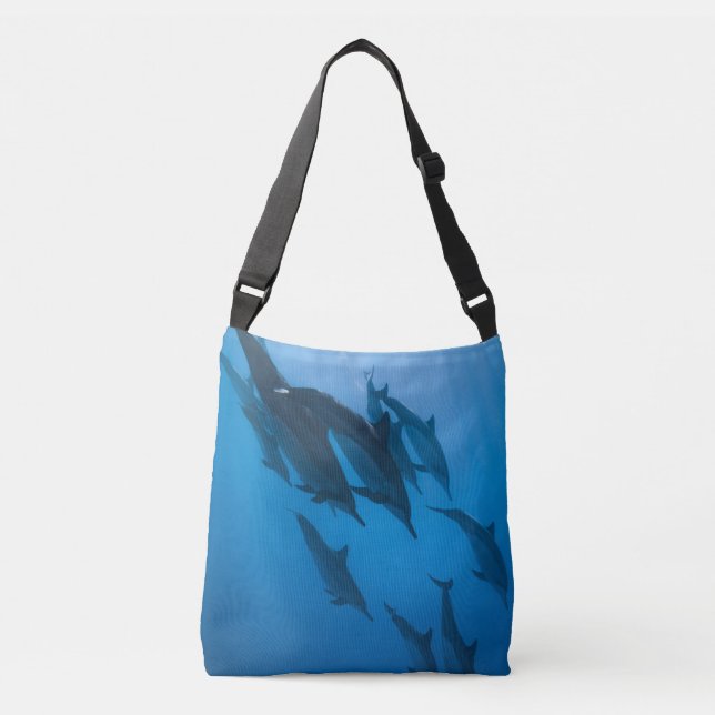 Beautiful Ocean Creatures Crossbody Bag (Front)