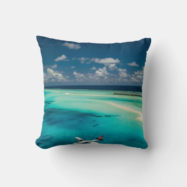Beautiful Ocean Creatures Throw Pillow (Front)