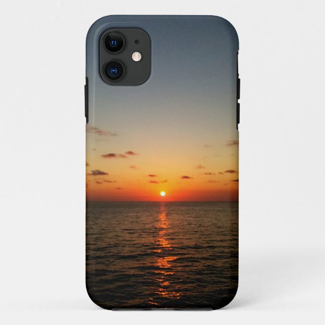 beautiful ocean sunset yellow orange red Case-Mate iPhone case (Back)