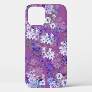 Beautiful Oil Painted Flowers and Branches Tiny Fl iPhone 12 Case