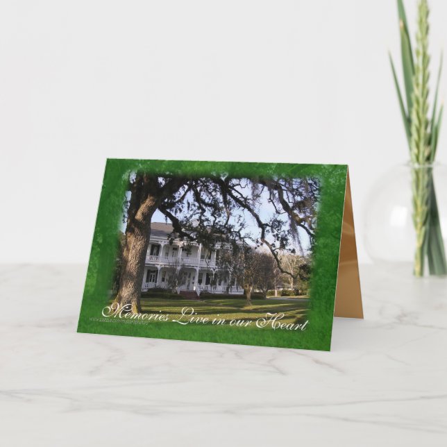 Beautiful ol' Mansion-customize-any occasion Card (Front)