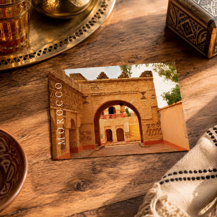 Beautiful Old Marrakesh Medina Architecture Postcard