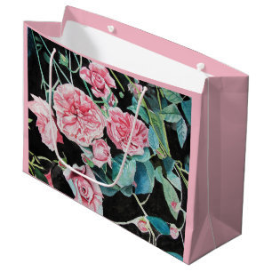 Beautiful Old Pink Roses Gift Bag