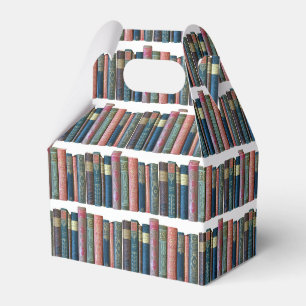 Beautiful old vintage books, book spines favor box