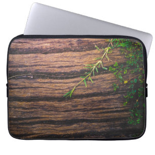 beautiful old wood laptop sleeve
