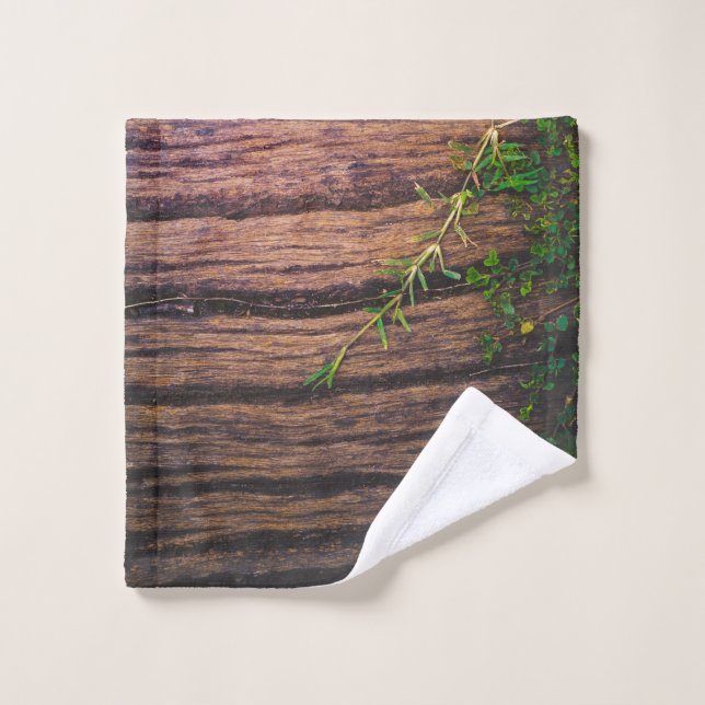 beautiful old wood wash cloth (Wash Cloth)